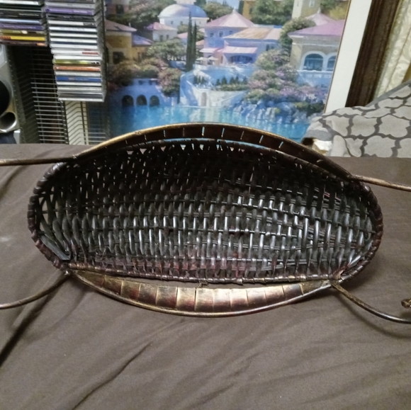 🎋💐WICKER&IRON DECOR CENTER PIECE🎍 - Picture 5 of 11